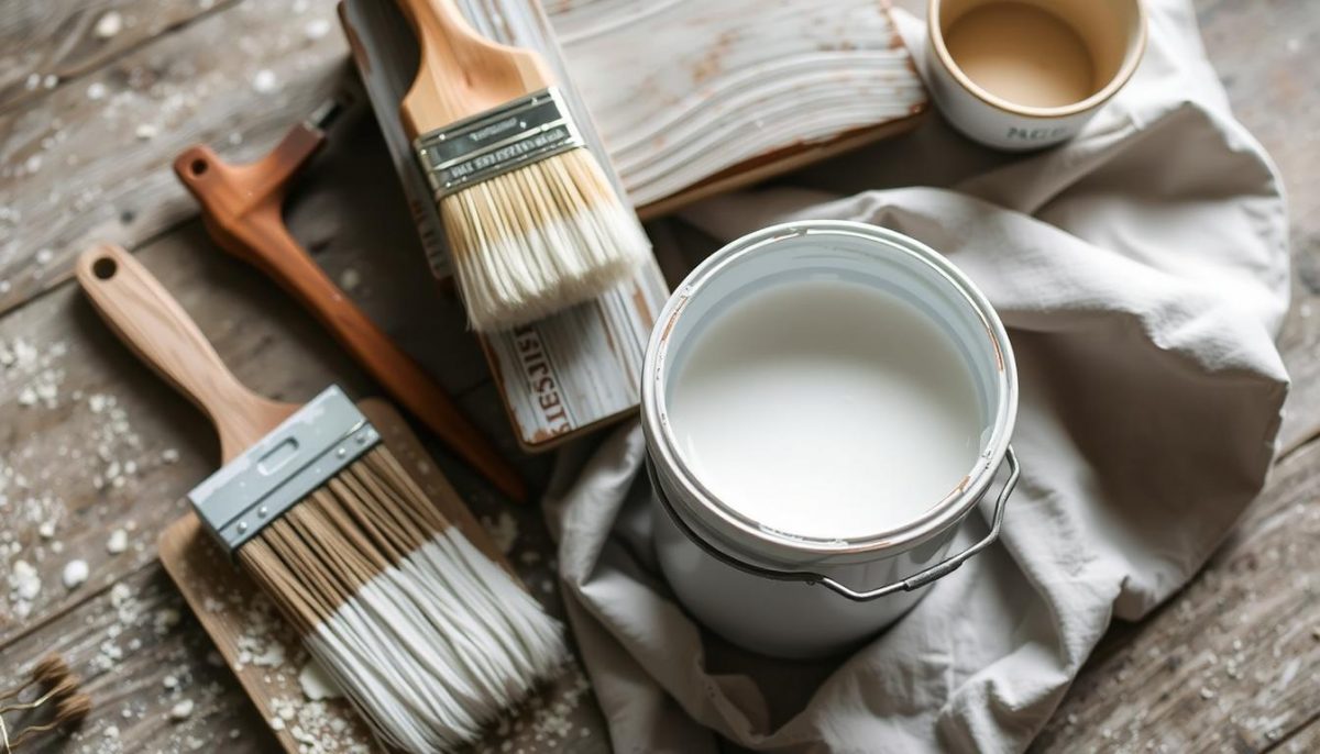 DIY whitewash materials