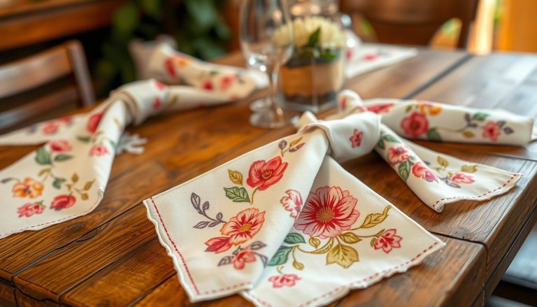 Hand Painted Napkins