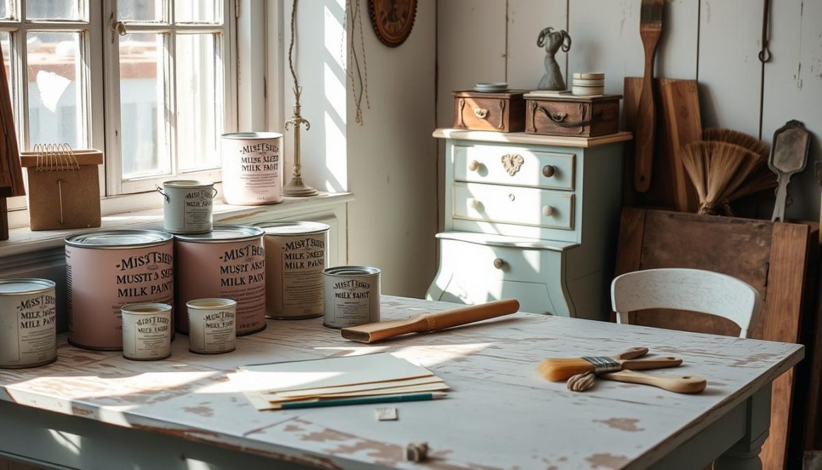 Miss Mustard Seed Milk Paint for vintage projects