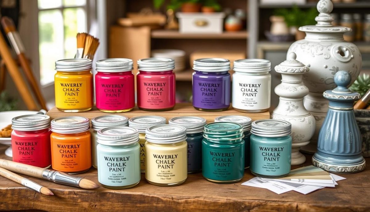 Waverly Chalk Style Paint color options and finishes