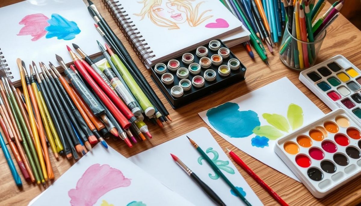 budget-friendly art supplies